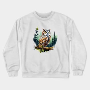 Great Horned Owl Crewneck Sweatshirt